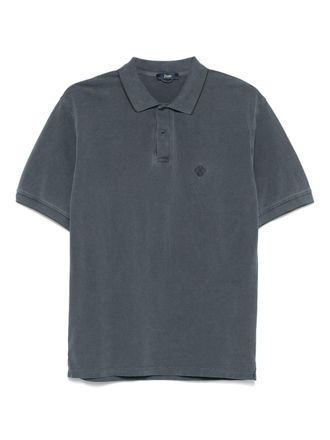 Herno Katoenen poloshirt met Herno-logo