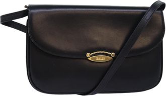 Bally Vintage Shoulder Bag Leather Leather Shoulder Bag Bag (Pre-Owned)