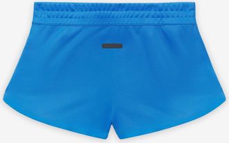 adidas Womens Ath Shorts in Blue Rush - Size 10 UK