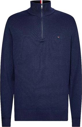 Tommy Hilfiger Coltrui - Heren - Coltruien - Blauw - 2XL - Truien & Vesten
