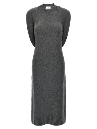 Courr&egrave;ges Womens Over The Shoulder Drap&egrave; Dress