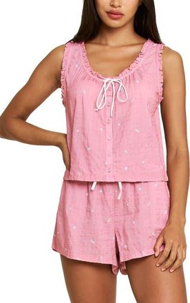 Honeydew Intimates Good Life Tank Pajamas in Rosy Meadow Ditsy at Nordstrom, Size X-Small
