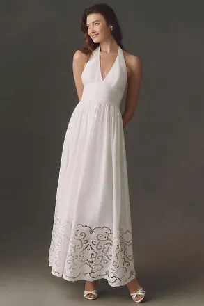 Dress The Population Nessie Cotton Maxi Dress