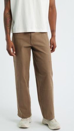 BP. Relaxed Twill Workwear Pants in Brown Shiitake at Nordstrom Rack, Size 28