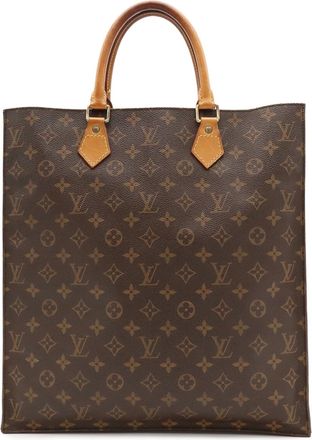 Louis Vuitton Brown Monogram Canvas Handbag Tote Bag (Pre-Owned)