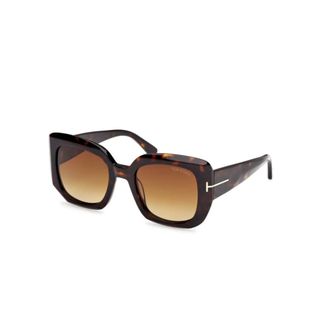 Tom Ford Sunglasses, unisex, Brown, Size: 52 MM Carla-02 Sunglasses