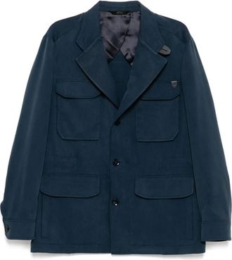 Brioni Giacca Sahariana - Blu