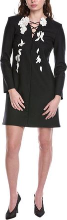 Oscar De La Renta Oscar De La Renta Wool-Blend Shift Dress