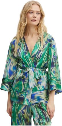 Simona Corsellini Kimono - Dames - Kimonos - Veelkleurig - S - Polyester - Overhemden