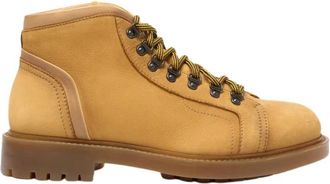 Scarosso Gino Boot - Heren - Veterlaarzen - Beige - 41 1/2 EU - Leer - Schoenen