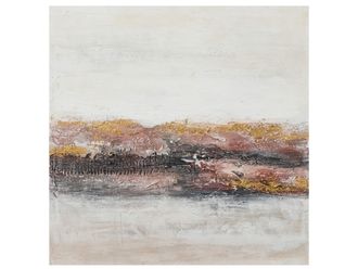 Schubiger M&ouml;bel Bild Abstrakt in Nude und Rosa 1