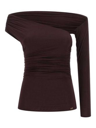 Elisabetta Franchi Asymmetrical Neckline Top