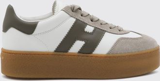 Hogan Sneakers platform Cool in pelle e suede con logo H