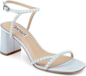 Badgley Mischka Giabella Ankle Strap Sandal in Moonstone Blue at Nordstrom Rack, Size 9.5