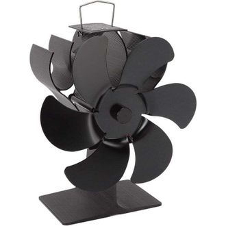OEM Ventilador Para Estufa, Ventilador De Chimenea Accionado Por Calor Con 6 Aspas, Mejora La Eficiencia De Su Estufa - Crezuo