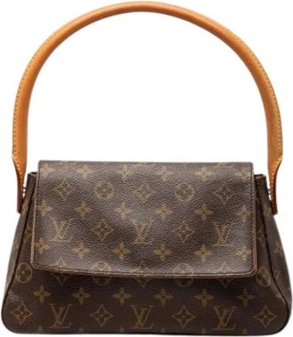 Louis Vuitton Pre-owned Handbags, female, Brown, Size: ONE SIZE Pre-owned The Looping Mini