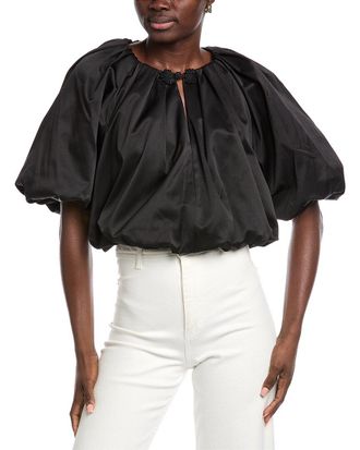Rebecca Taylor Techy Sateen Bubble Top