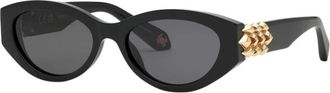 Roberto Cavalli Zonnebril - Dames - Zonnebrillen - Zwart - 54 MM - Accessoires
