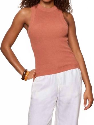 Sanctuary In The Mix Sweater Tank In Clay