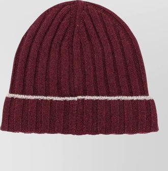 Brunello Cucinelli ribbed cashmere beanie