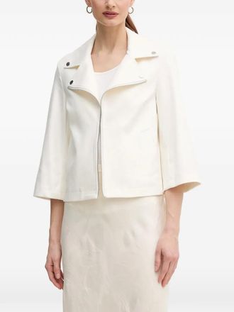 Joseph Ribkoff zip-fastening jacket - White