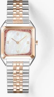 Vanna Geminus Double-Gemstone Watch in White Pearl/quartz-Two Tone at Nordstrom