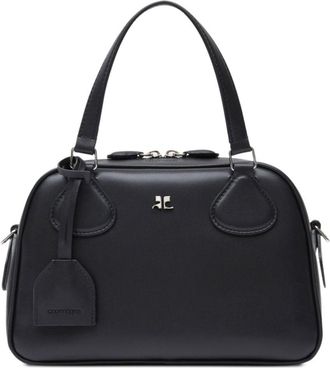 トートバッグ Courreges SS25 NAPLACK BOWLIING BAG (125GSA133CR0043 9999) AC STUD LEATHER BOWLING BAG - courrèges (クレージュ)