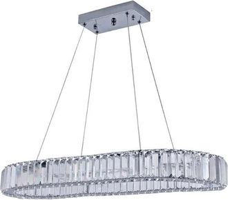 OEM L&aacute;mpara De Ara&ntilde;a, Dise&ntilde;o Moderno De Cristal, Iluminaci&oacute;n Led Vers&aacute;til, 70 Cm De Largo, Regulable Con Mando A Distancia
