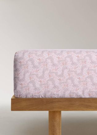 Mango Lenzuolo inferiore bimbo/a 100% percalle di cotone floreale letto 90 cm nude - Home - Letto 90 cm - MANGO HOME