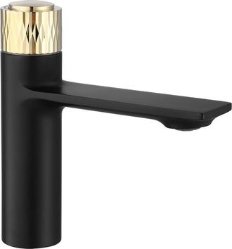 Rea Rea - Grifo De Lavabo Storm Negro Oro Low