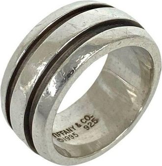 Tiffany & Co. Silver Silver 925 Band Ring (Pre-Owned)