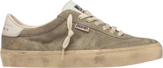Golden Goose Italiaanse su&egrave;de sneakers met logo details - Dames - Sneakers - Groen - 42 EU - Su&egrave;de - Schoenen