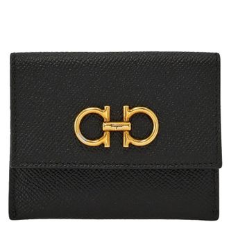 Ferragamo Gancini Credit Leather Card Holder