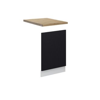 Vicco Panel Frontal Fame-line, Rayas Negras, 45 Cm, Et Roble