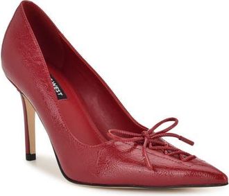Nine West Marsen Pointed Toe Pump in Dark Red 600 at Nordstrom, Size 7.5