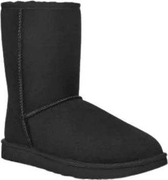 UGG Zwarte Classic Short II Winterlaarzen - Dames - Winterlaarzen - Zwart - 36 EU - Wol - Schoenen