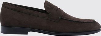 Tod's Mocassino penny in pelle di vitello scamosciata con logo T Timeless