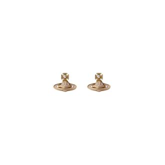 Vivienne Westwood Simonetta Bas Relief Stud Earrings - female - Vivienne Westwood - Earrings - Yellow - ONE SIZE - Accessories