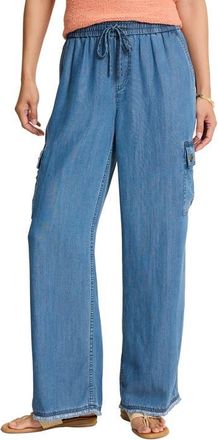Tommy Bahama O Lei Chambray Cargo Pants in Med Indigo Wash at Nordstrom, Size Small