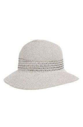 Nine West Woven Cloche Hat in Grey Combo at Nordstrom Rack