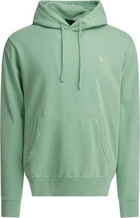 Polo Ralph Lauren Loopback Fleece Hoodie - Heren - Hoodies - Groen - M - Katoen - Hoodies & sweatvesten