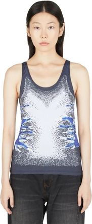 Y / Project Tanktop met Grafische Print - Dames - Tops zonder mouwen - Grijs - S - Tops
