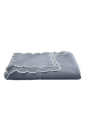 Matouk Savannah Gardens 120-Inch Tablecloth in Hazy Blue at Nordstrom, Size 120 In