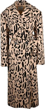 Sportmax Dames, Mantels, Beige, Maat: XS Katoen