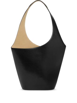 Alberta Ferretti Schoudertas met binnenzak - Zwart