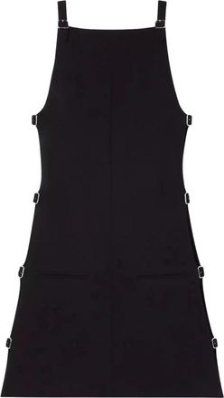 Courr&egrave;ges Zwarte wollen mini-jurk - Dames - Korte kleedjes - Zwart - XS - Wol - Kleedjes