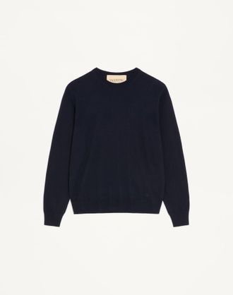Valentino Valentino Wool Jumper With VLogo Embroidery