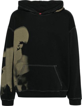 Diesel S-Boxt-Hood-N4 hoodie - men - Cotton - M - Black