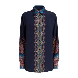 Etro Etro, Shirts, female, Multicolor, Size: M Wria0013 Silk Shirt