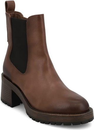 Mia Martelli Platform Chelsea Boot in Brown at Nordstrom, Size 7.5